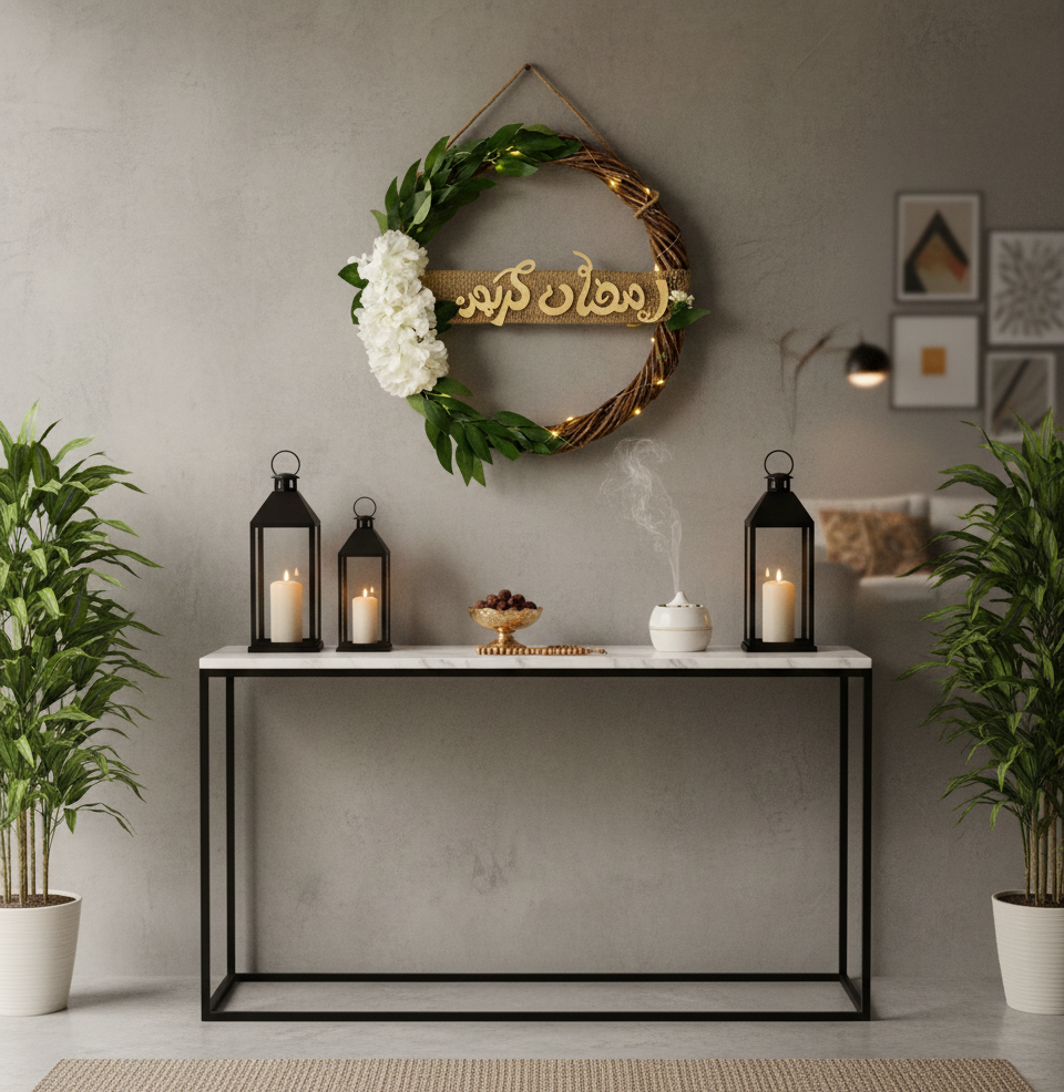 light Wreath for Ramadan (green)