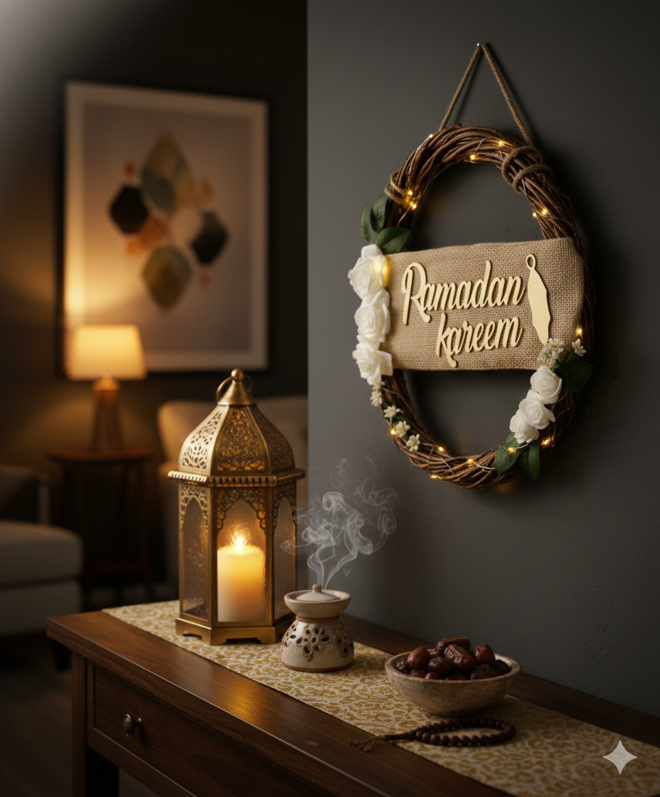 light Wreath for Ramadan (white)