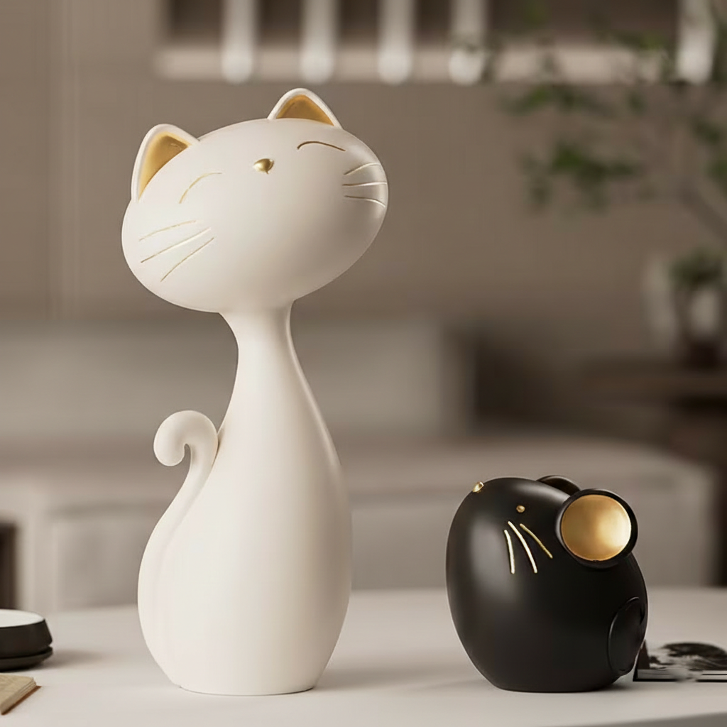 Cat and Mouse Couple Set