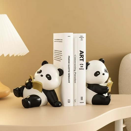 Cute Panda Bookends