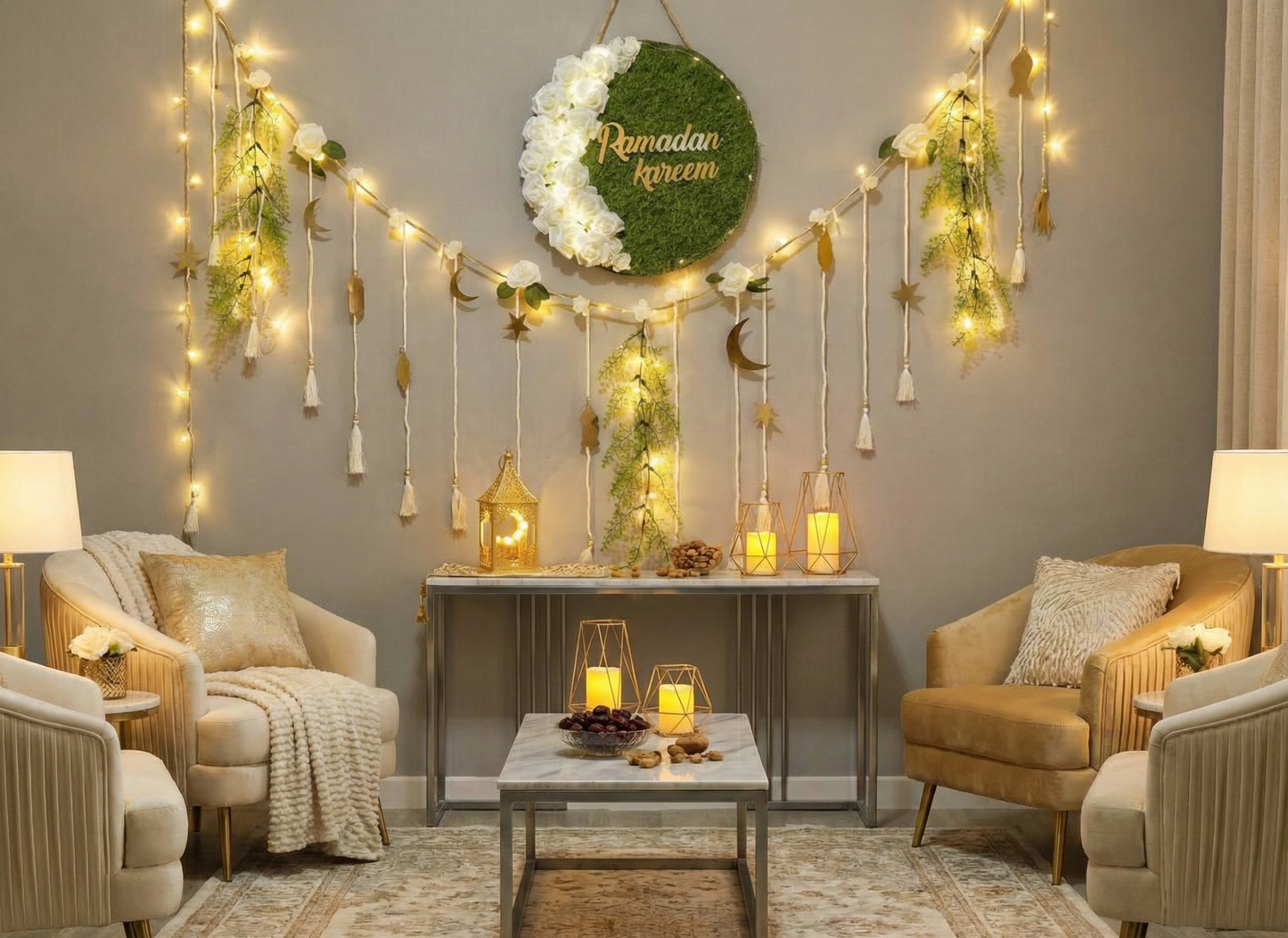 light string of Ramadan decoration ( green)