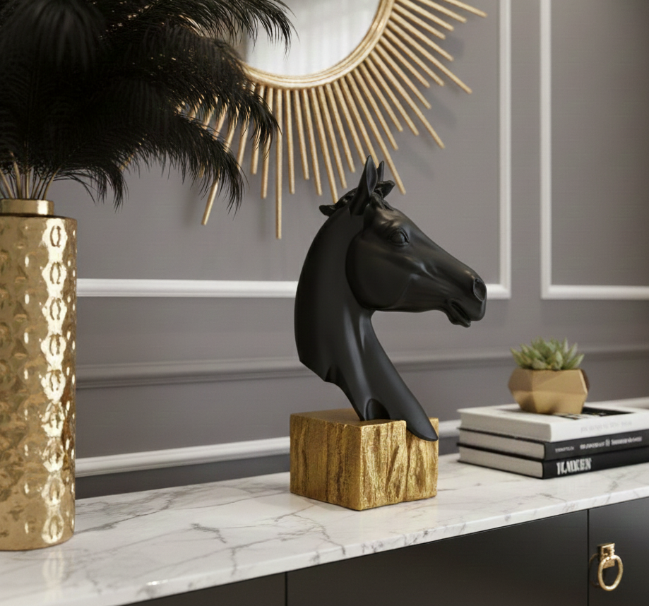 Classic horse statue