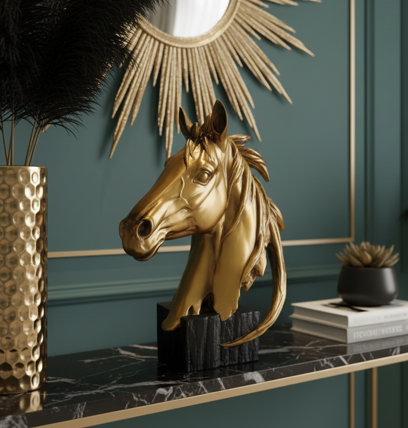 Classic horse statue