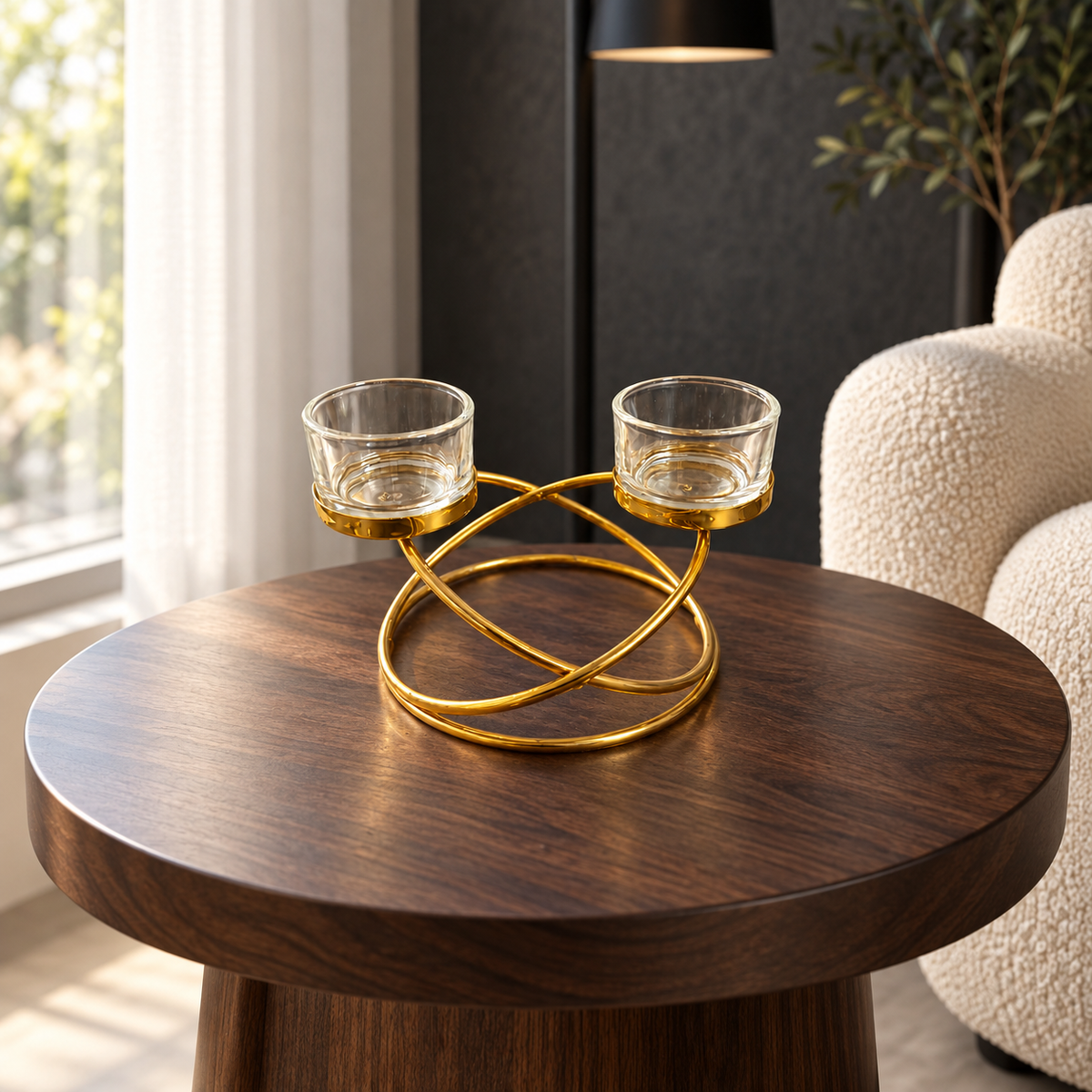 Infinity Candle Holder