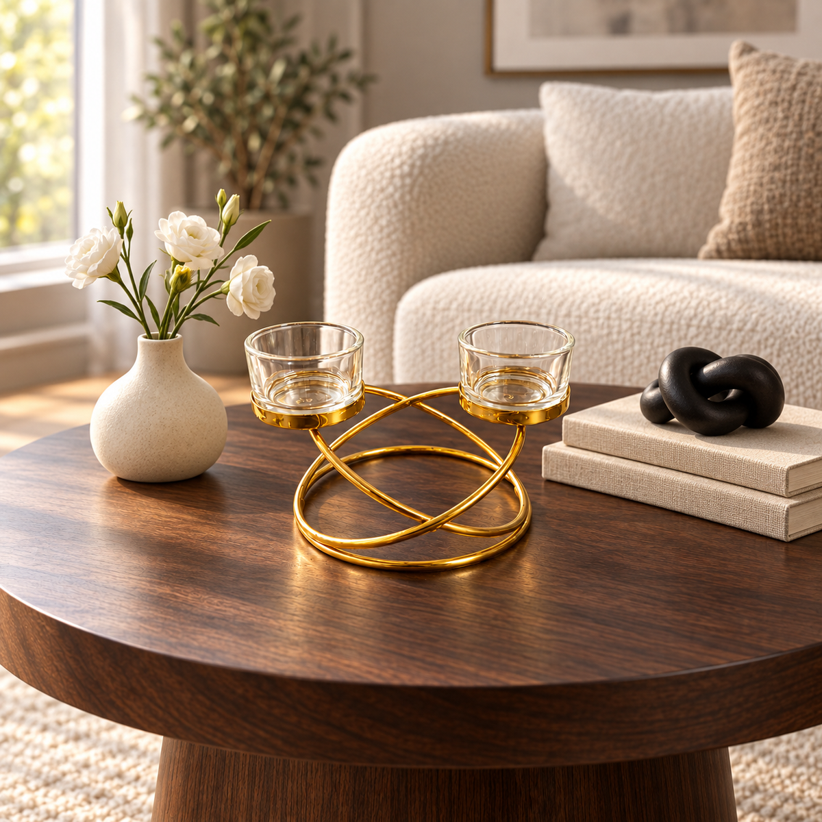 Infinity Candle Holder
