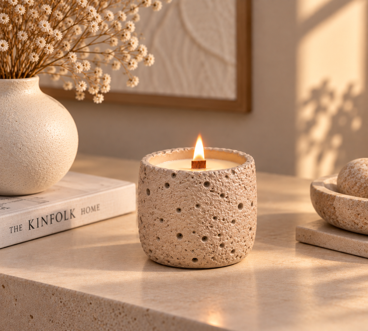 Aroma Essence Candle – Natural Wax