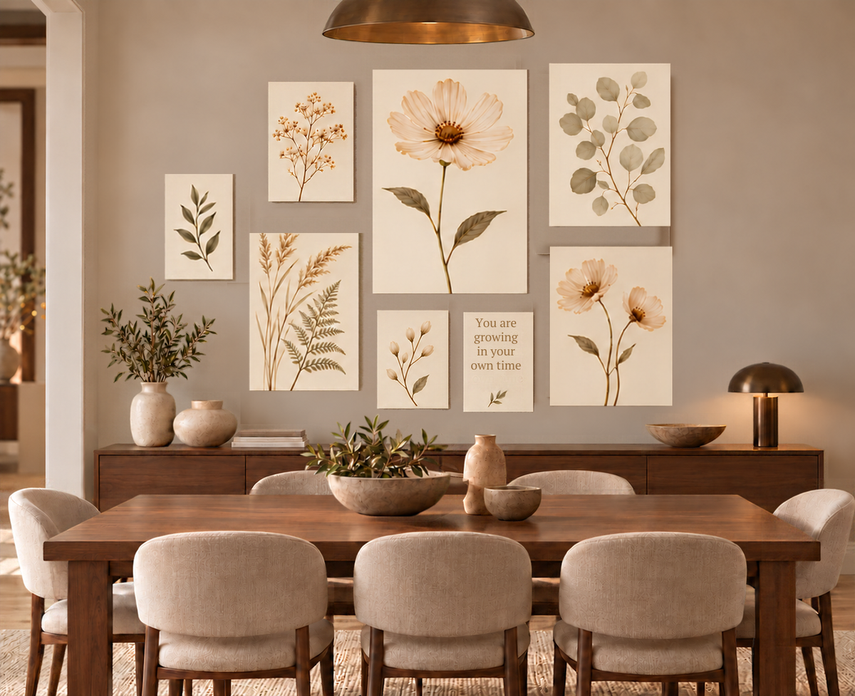 Soft Bloom  – Frameless Wall Art Collection
