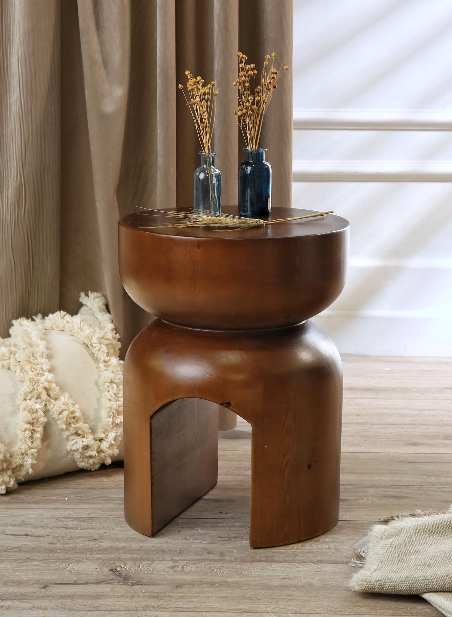 hollow side table