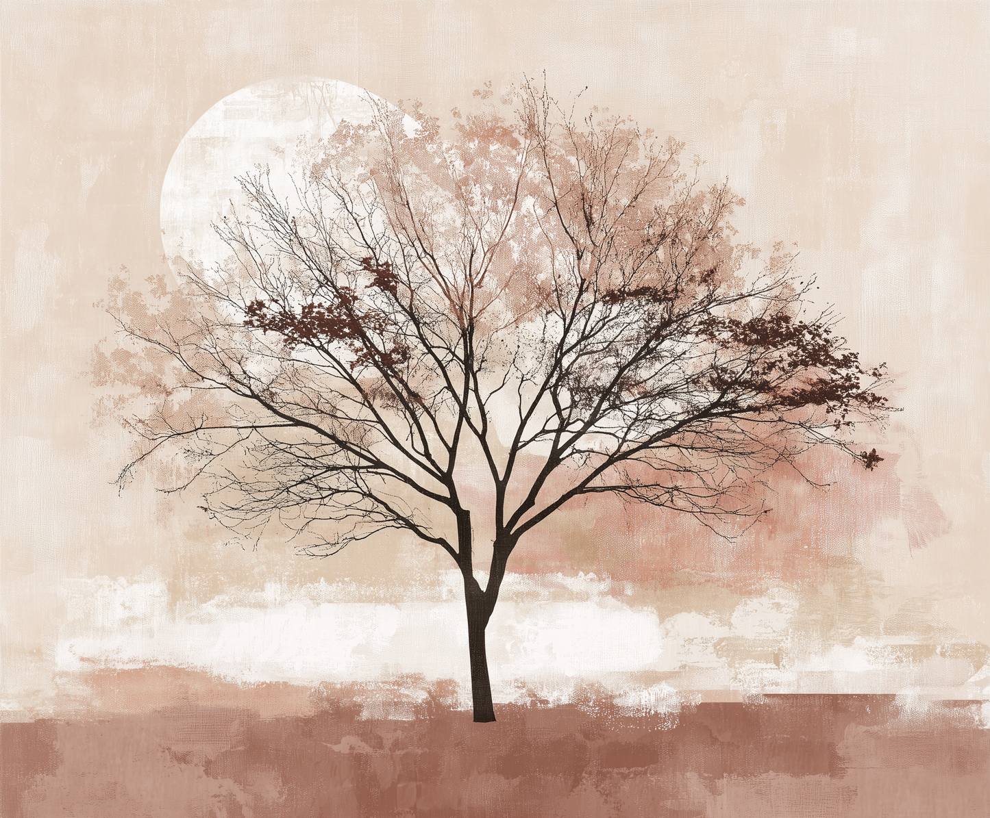 boho canvas printed tableau