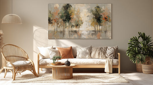 Nature Abstraction canvas printed tableau
