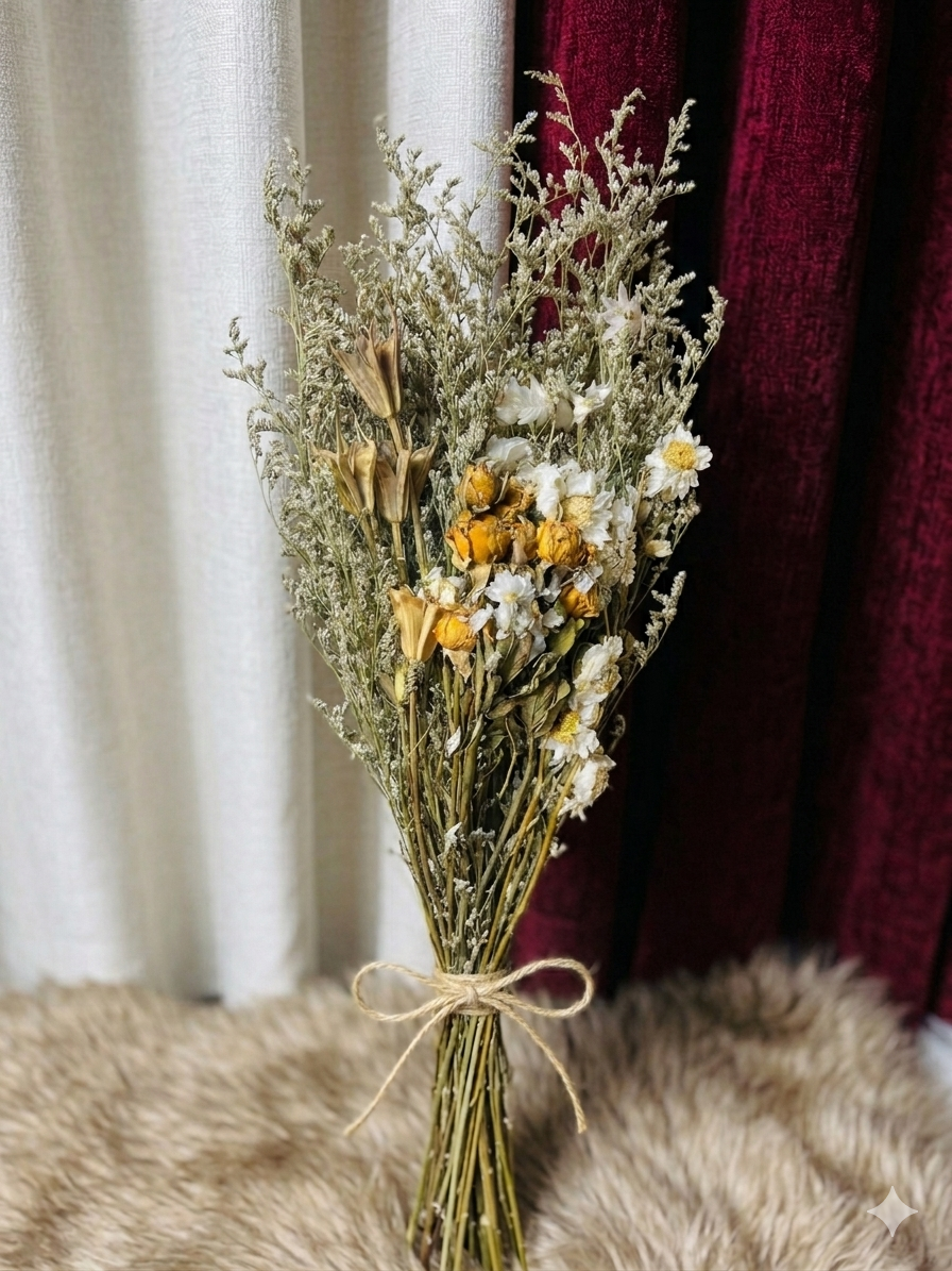 باقة زهور برية مجففة